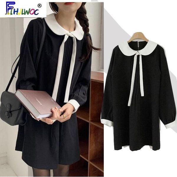 casual dresses 2021 design little black women flhjlwoc korean japanese preppy style date white collar retro vinate cute mini dress 331, Black;gray
casual dresses 2021 design little black women flhjlwoc korean japanese preppy style date white collar retro vinate cute mini dress 331, Black;gray