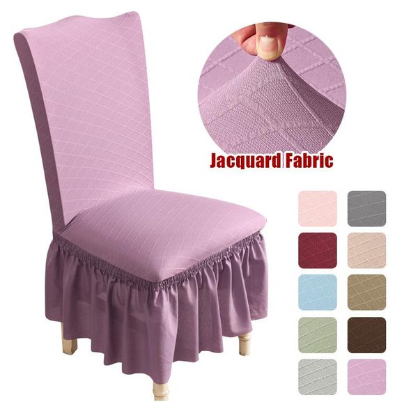 chair covers 10colors solid color jacquard skirted dining cover stretch wedding for housse kitchen chaise room de
chair covers 10colors solid color jacquard skirted dining cover stretch wedding for housse kitchen chaise room de