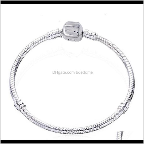 other bracelets jewelry drop delivery 2021 charm womens bracelet m smooth snake bone chain running bead diy sier plated aessory braceletuupb, Golden;silver
other bracelets jewelry drop delivery 2021 charm womens bracelet m smooth snake bone chain running bead diy sier plated aessory braceletuupb, Golden;silver