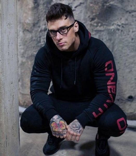 men's tracksuits sport suits men 2021 brand fitness autumn set long sleeve pullover hoodies+pants sets gyms sportswear suit, Gray
men's tracksuits sport suits men 2021 brand fitness autumn set long sleeve pullover hoodies+pants sets gyms sportswear suit, Gray