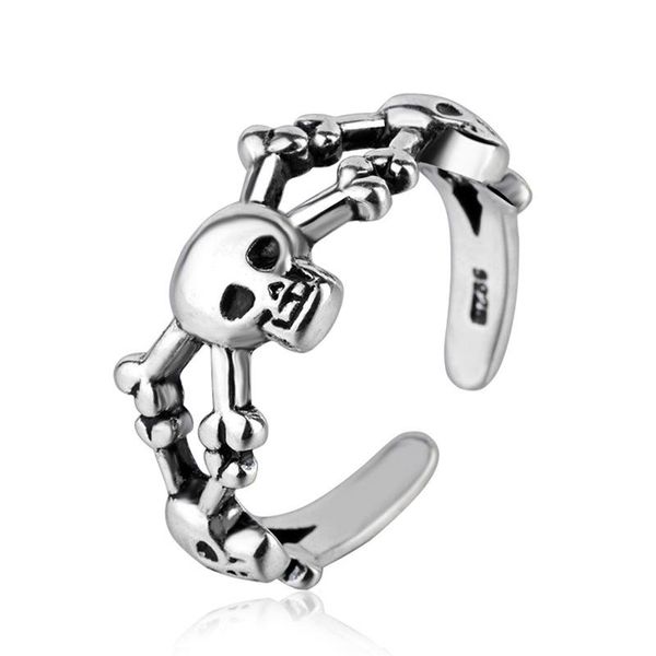 cluster rings creative retro skull opening ring for men women steampunk men's fashion party accessories hip hop rock nightclub jewelry, Golden;silver
cluster rings creative retro skull opening ring for men women steampunk men's fashion party accessories hip hop rock nightclub jewelry, Golden;silver