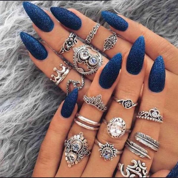 jz029 cat's eye ethnic wind aobao ring index finger joint combination ring 16 piece set, Black
jz029 cat's eye ethnic wind aobao ring index finger joint combination ring 16 piece set, Black