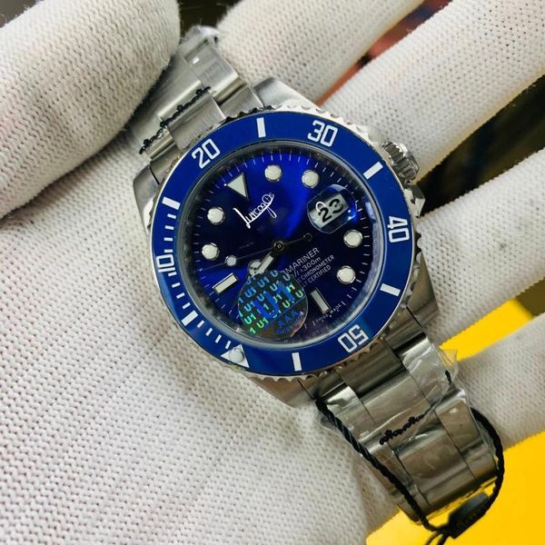 sports watch sub ceramic bezel sapphire glass mechanical automatic movement blue dial jubilee strap wristwatches, Slivery;brown
sports watch sub ceramic bezel sapphire glass mechanical automatic movement blue dial jubilee strap wristwatches, Slivery;brown