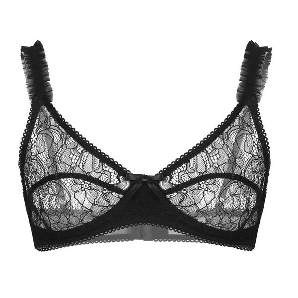 bras male mens sissy soft see through sheer floral lace lingerie adjustable spaghetti straps wire-no padded bralette bra, Red;black
bras male mens sissy soft see through sheer floral lace lingerie adjustable spaghetti straps wire-no padded bralette bra, Red;black