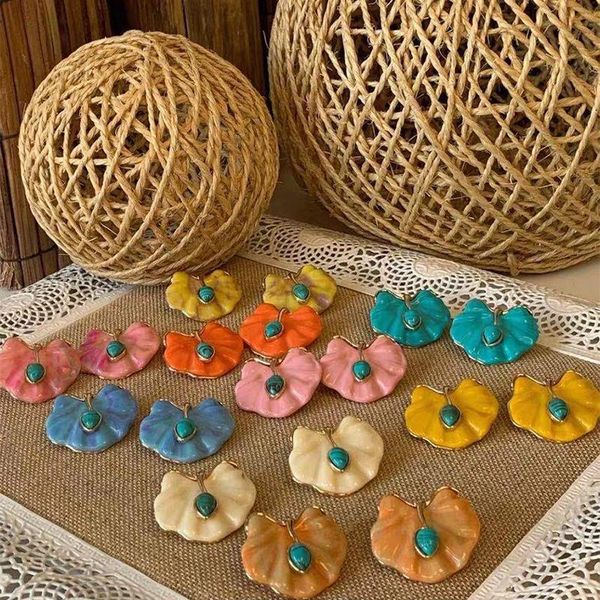 stud guanlong lotus resin large flower women's earrings cute big korean acrylic earings girls blue fashion jewelry brincos female, Golden;silver
stud guanlong lotus resin large flower women's earrings cute big korean acrylic earings girls blue fashion jewelry brincos female, Golden;silver