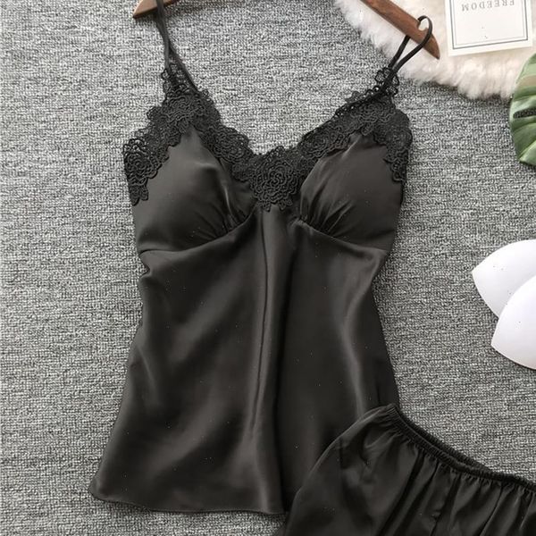 bra sling and womens sleepwears shorts set satin lace strap pajamas underwear zestaw piamy damskiej yj, Black;red
bra sling and womens sleepwears shorts set satin lace strap pajamas underwear zestaw piamy damskiej yj, Black;red