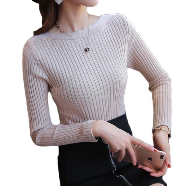 women's sweaters 2021 autumn winter women sweater pullovers knitwear solid color one word collar long sleeve slim femme yf, White;black
women's sweaters 2021 autumn winter women sweater pullovers knitwear solid color one word collar long sleeve slim femme yf, White;black
