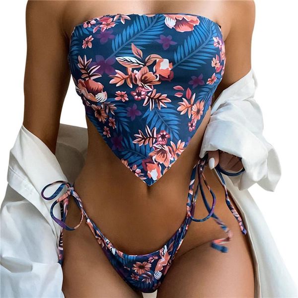 women's swimwear women swimsuits bikini set summer flower printing strapless padded bra and thong briefs 2 pieces bathing beach, White;black
women's swimwear women swimsuits bikini set summer flower printing strapless padded bra and thong briefs 2 pieces bathing beach, White;black