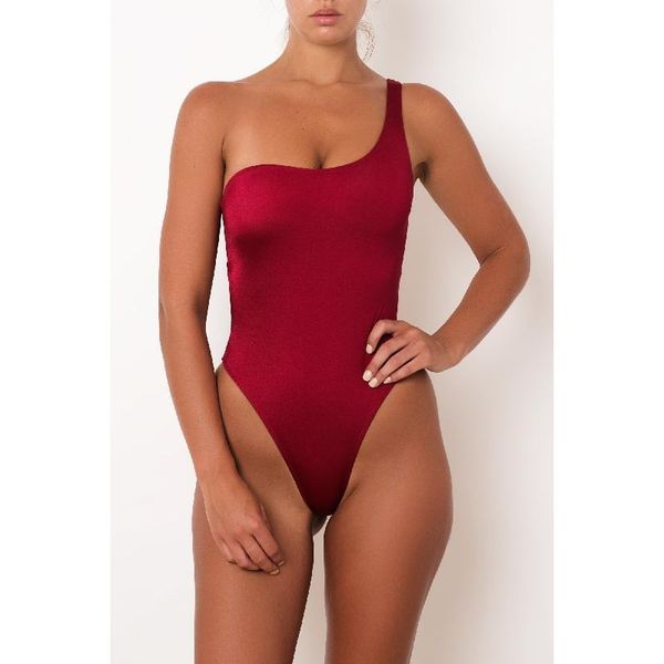 women's swimwear one piece swimsuit women solid shoulder monokini maillot de bain femme bodysuit female bathing suit red, White;black
women's swimwear one piece swimsuit women solid shoulder monokini maillot de bain femme bodysuit female bathing suit red, White;black
