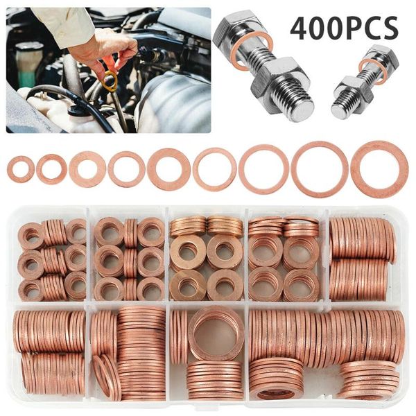 professional hand tool sets 400pcs m5-m14 copper washers o ring gaskets set flat seal kit car sealing rings for automotive ship generator
professional hand tool sets 400pcs m5-m14 copper washers o ring gaskets set flat seal kit car sealing rings for automotive ship generator