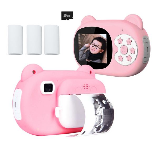 portable children instant print camera 2.4 inch screen 16gb digital po selfie 1080p fhd video thermal inkless printing printers
portable children instant print camera 2.4 inch screen 16gb digital po selfie 1080p fhd video thermal inkless printing printers