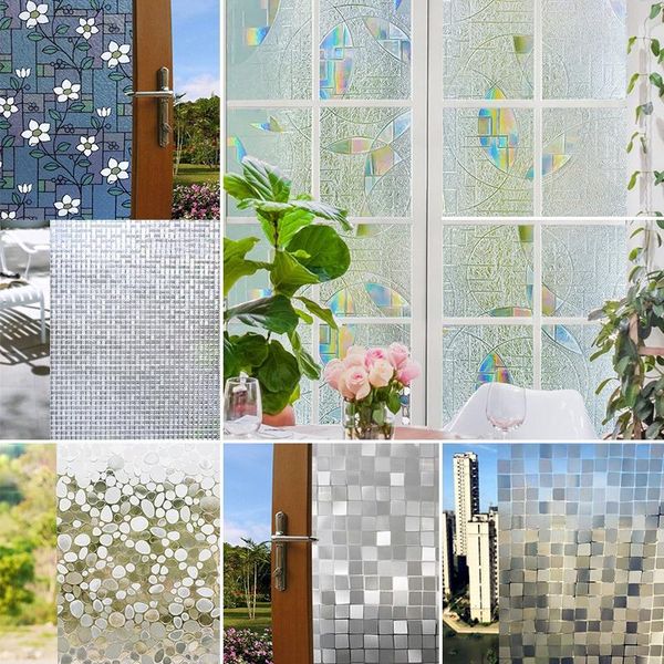 45x100cm electrostatic glass sticker frosted stained window film bathroom home decoration privacy decal stickers
45x100cm electrostatic glass sticker frosted stained window film bathroom home decoration privacy decal stickers