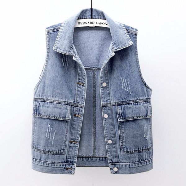 men's jackets spring summer denim vest women's short simple sleeveless versatile cardigan for women jeans fashion vintage, Black;brown
men's jackets spring summer denim vest women's short simple sleeveless versatile cardigan for women jeans fashion vintage, Black;brown