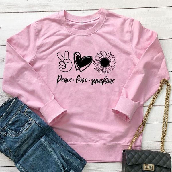 women's hoodies & sweatshirts peace love sunshine sweatshirt aesthetic inspirational quote pullovers trendy women graphic christian str, Black
women's hoodies & sweatshirts peace love sunshine sweatshirt aesthetic inspirational quote pullovers trendy women graphic christian str, Black