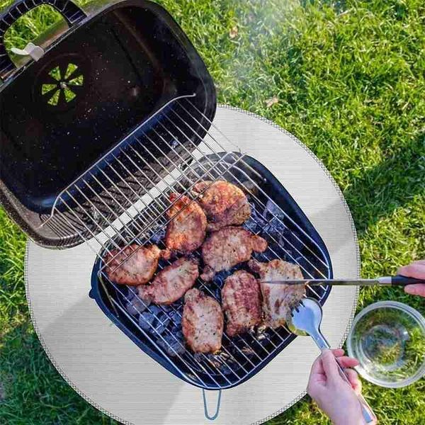 camping outdoor barbecue fire blanket round pad plate waterproof and durable is easy to c pads
camping outdoor barbecue fire blanket round pad plate waterproof and durable is easy to c pads