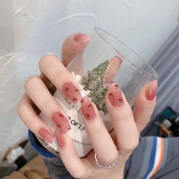 false nails professional fake art nail tips press on with designs set cherry heart plaid full cover manicure supplies, Red;gold
false nails professional fake art nail tips press on with designs set cherry heart plaid full cover manicure supplies, Red;gold