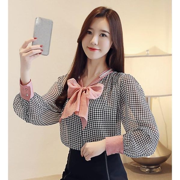 women's blouses & shirts fashion 2021 loose women print spring bow office lady blouse long lantern sleeve chiffon shirt, White
women's blouses & shirts fashion 2021 loose women print spring bow office lady blouse long lantern sleeve chiffon shirt, White
