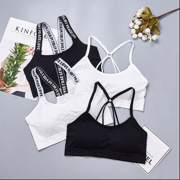 women tank womens ultrashort sports vest comfortable soft breathable rimless bra elegant ladies bustier lingerie wholesale, White
women tank womens ultrashort sports vest comfortable soft breathable rimless bra elegant ladies bustier lingerie wholesale, White