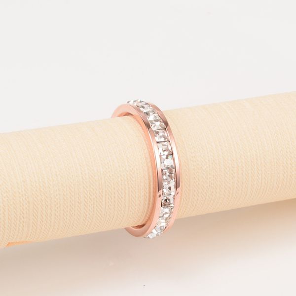 j11 korean 18k rose gold diamond jewelry fashion wedding ring titanium steel decoration gift, Silver
j11 korean 18k rose gold diamond jewelry fashion wedding ring titanium steel decoration gift, Silver