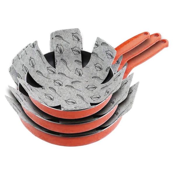 mats & pads 12pcs/set pot pan protectors gray print premium divider prevent scratching separate protect surfaces kitchen tools
mats & pads 12pcs/set pot pan protectors gray print premium divider prevent scratching separate protect surfaces kitchen tools
