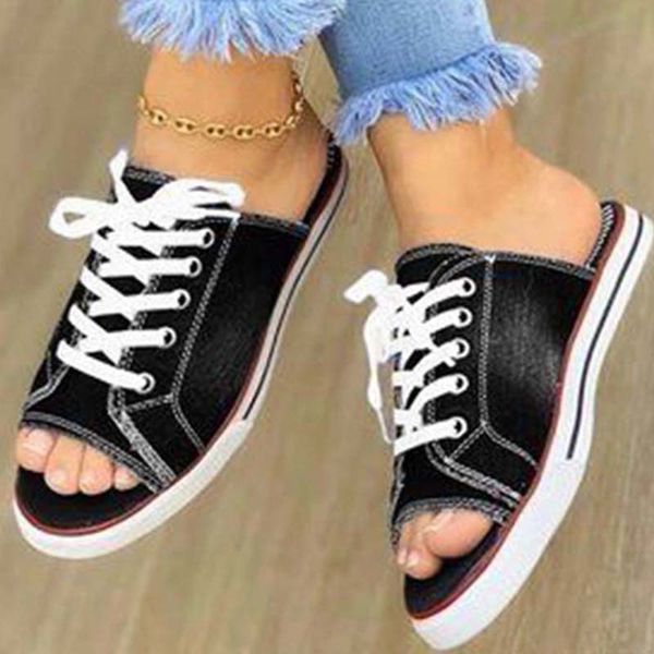 women summer sandals canvas light fashion flats sandals shoes women platform heel ladies fish mouth plus sandals women's shoes c0410, Black
women summer sandals canvas light fashion flats sandals shoes women platform heel ladies fish mouth plus sandals women's shoes c0410, Black