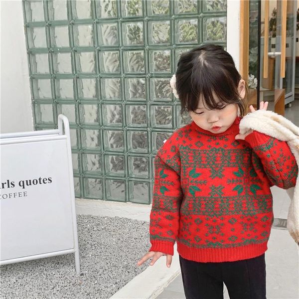 pullover 2021 winter models of children's christmas jumper shirt girls magenta bump sweater sweaters, Blue
pullover 2021 winter models of children's christmas jumper shirt girls magenta bump sweater sweaters, Blue