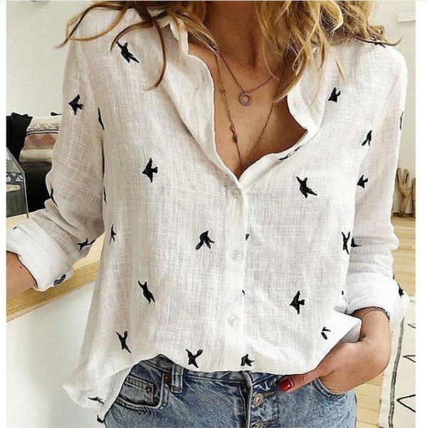 women's blouses & shirts women summer v-neck printed ol blouse shirt 2021 spring ladies casual street outfit elegant plus size s-2xl, White
women's blouses & shirts women summer v-neck printed ol blouse shirt 2021 spring ladies casual street outfit elegant plus size s-2xl, White