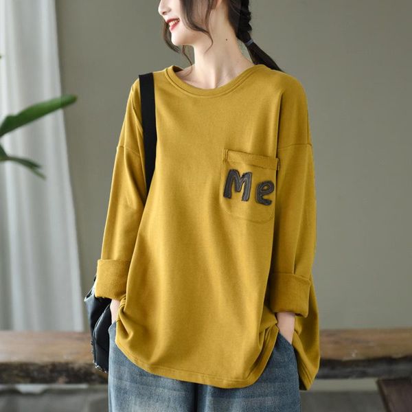 autumn winter hoodies women retro loose all-match casual pocket letter vintage ladies women's & sweatshirts, Black
autumn winter hoodies women retro loose all-match casual pocket letter vintage ladies women's & sweatshirts, Black