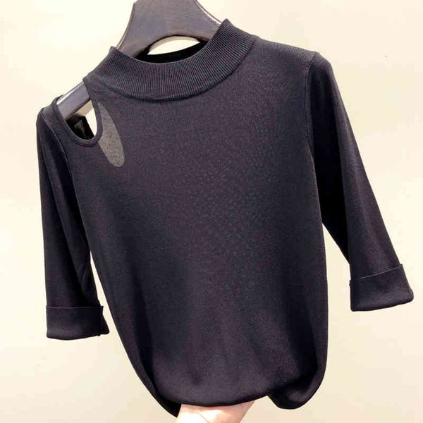 women's sweaters sueter mujer autumn winter sweater women off shoulder black white thin knitted korean version fashion pu, White;black
women's sweaters sueter mujer autumn winter sweater women off shoulder black white thin knitted korean version fashion pu, White;black