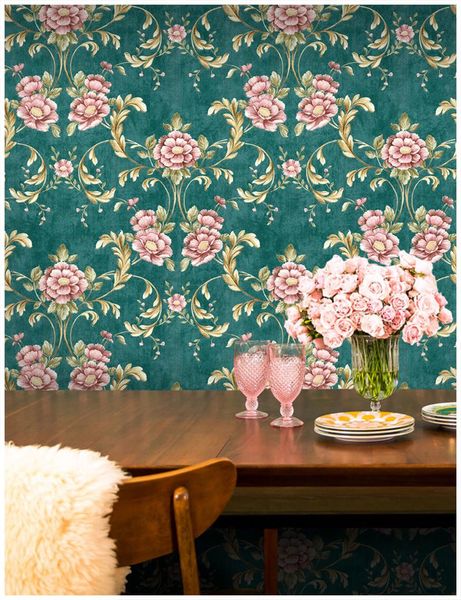 wallpapers haokhome vintage floral wallpaper country style 0.53m*10m green/red non woven wall covering living room bedroom home decor
wallpapers haokhome vintage floral wallpaper country style 0.53m*10m green/red non woven wall covering living room bedroom home decor