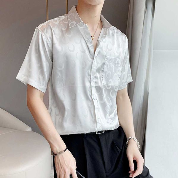 summer silk loose shirts men fashion short sleeve casual harajuku shirt streetwear social party blouse camisas para hombre 210527, White;black
summer silk loose shirts men fashion short sleeve casual harajuku shirt streetwear social party blouse camisas para hombre 210527, White;black