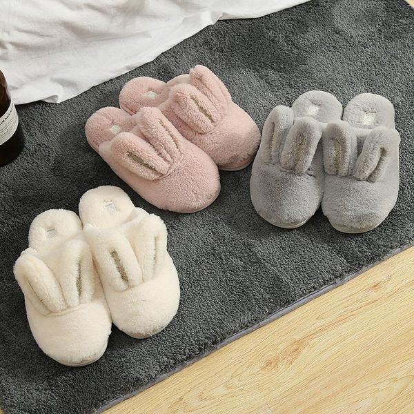 slippers women winter home cute white fur shoe indoor bedroom lovers couples warm, Black
slippers women winter home cute white fur shoe indoor bedroom lovers couples warm, Black