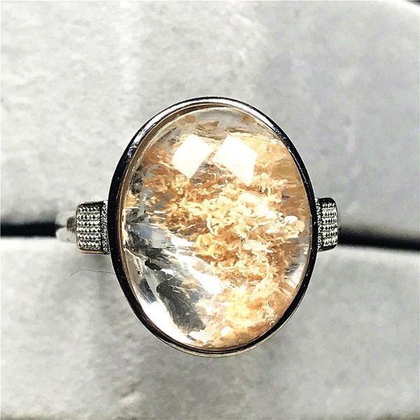 cluster rings 17x14mm natural phantom quartz ring jewelry for woman lady man crystal silver oval beads love fashion adjustable, Golden;silver
cluster rings 17x14mm natural phantom quartz ring jewelry for woman lady man crystal silver oval beads love fashion adjustable, Golden;silver