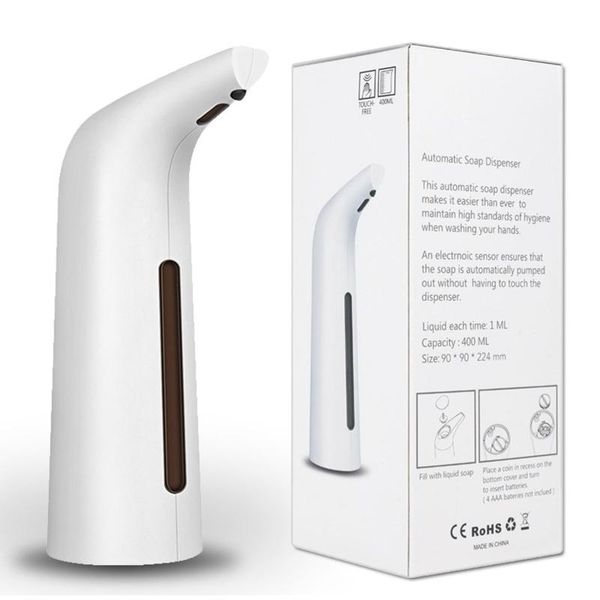 400ml intelligent automatic induction soap dispenser smart infrared sensor touchless liquid dispensers for bathroom kitchen
400ml intelligent automatic induction soap dispenser smart infrared sensor touchless liquid dispensers for bathroom kitchen