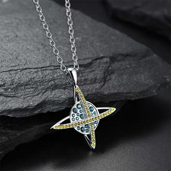 pendant necklaces fashion personality creative design inlaid zircon planet shape simple trend men and women same style party accessories, Silver
pendant necklaces fashion personality creative design inlaid zircon planet shape simple trend men and women same style party accessories, Silver