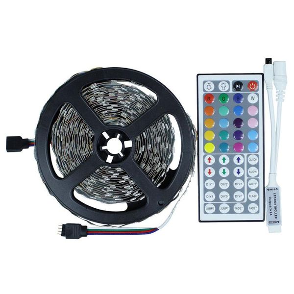 strip light 60led/m non-waterproof flexible ribbon rgb tape with 44key mini ir remote controller strips led
strip light 60led/m non-waterproof flexible ribbon rgb tape with 44key mini ir remote controller strips led