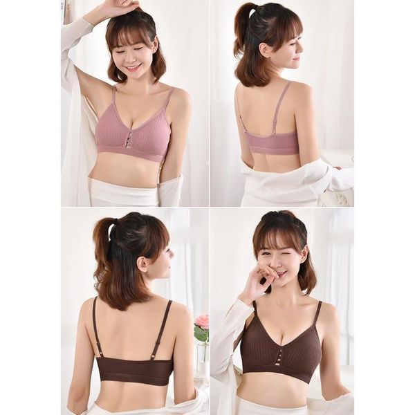 bras women solid candy color seamless bra spaghetti strap v-neck ribbed bralette hollow out wire padded underwear, Red;black
bras women solid candy color seamless bra spaghetti strap v-neck ribbed bralette hollow out wire padded underwear, Red;black