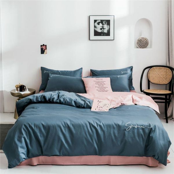 letter embroidery silky 60s cotton bedding set housse de couette duvet cover literie ropa cama conjunto funda nordica parure lit sets
letter embroidery silky 60s cotton bedding set housse de couette duvet cover literie ropa cama conjunto funda nordica parure lit sets