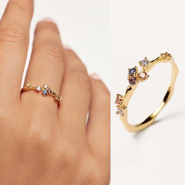 spanish minority design brand pdpaola color diamond ring 925 sterling silver versatile gold ring for women, Golden;silver
spanish minority design brand pdpaola color diamond ring 925 sterling silver versatile gold ring for women, Golden;silver