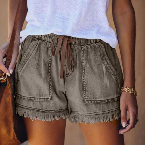women's shorts womens pocket jeans denim pants female lace-up drawstring for girls soft cool tassel bandage bottom casual, White;black
women's shorts womens pocket jeans denim pants female lace-up drawstring for girls soft cool tassel bandage bottom casual, White;black