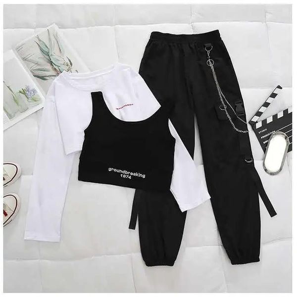 sports casual suit loose harem women tracksuits pants high waist slim short long sleeve t shirt vintage punk jersey streetwear, Gray
sports casual suit loose harem women tracksuits pants high waist slim short long sleeve t shirt vintage punk jersey streetwear, Gray