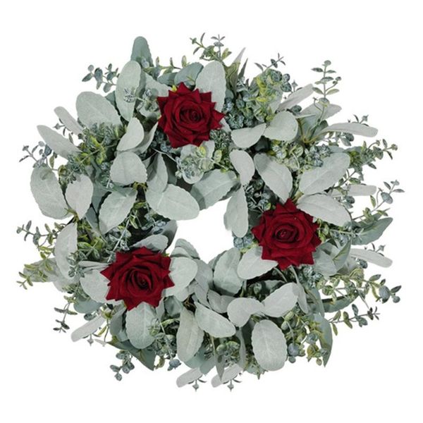 artificial eucalyptus rose spring round flower wreath for wedding front door decorative flowers & wreaths
artificial eucalyptus rose spring round flower wreath for wedding front door decorative flowers & wreaths
