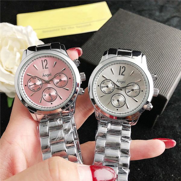 brand watches women men style metal steel band quartz wrist watch in 01, Slivery;brown
brand watches women men style metal steel band quartz wrist watch in 01, Slivery;brown