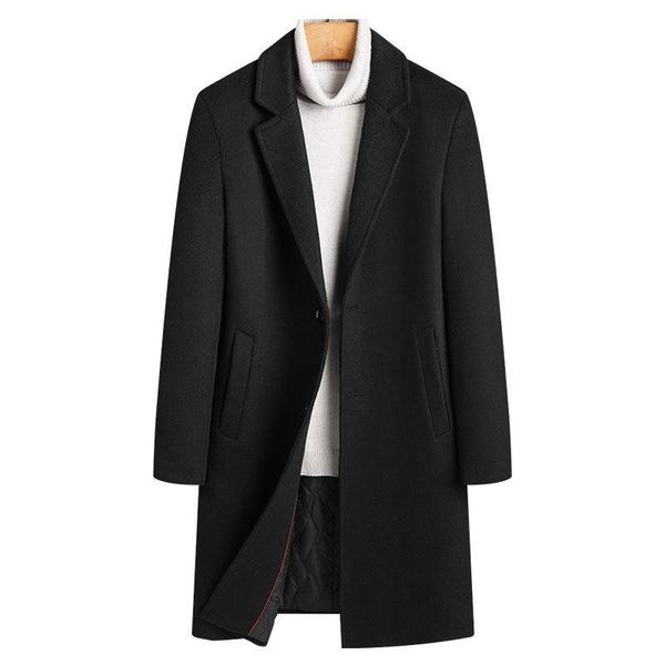 men's wool & blends arrival fashion winter coat men long casual windbreaker thickened warm overcoat plus size m l 2xl 3xl, Black
men's wool & blends arrival fashion winter coat men long casual windbreaker thickened warm overcoat plus size m l 2xl 3xl, Black