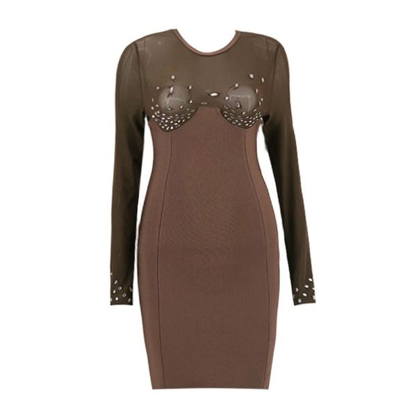 casual dresses women's rayon brown long sleeve beading celebrity club bodycon cocktail party bandage dress, Black;gray
casual dresses women's rayon brown long sleeve beading celebrity club bodycon cocktail party bandage dress, Black;gray