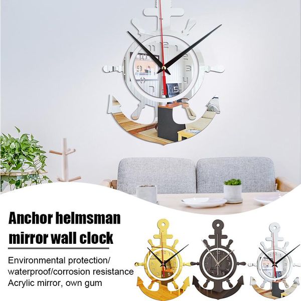 wall clocks decor acrylic anchor clock 3d stickers mediterranean style art pirate for home livingroom bedroom
wall clocks decor acrylic anchor clock 3d stickers mediterranean style art pirate for home livingroom bedroom
