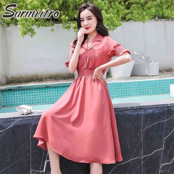 women summer midi dress korean style elegant short sleeve red sundress tunic party sun ladies office female 210421, Black;gray
women summer midi dress korean style elegant short sleeve red sundress tunic party sun ladies office female 210421, Black;gray