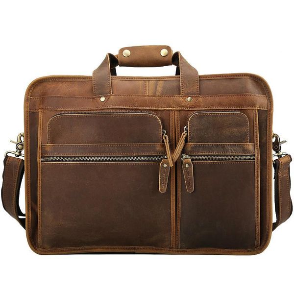 vintage men genuine leather briefcase fashion office 17 inch male lapbag handbags portfolio business travel brown briefcases
vintage men genuine leather briefcase fashion office 17 inch male lapbag handbags portfolio business travel brown briefcases