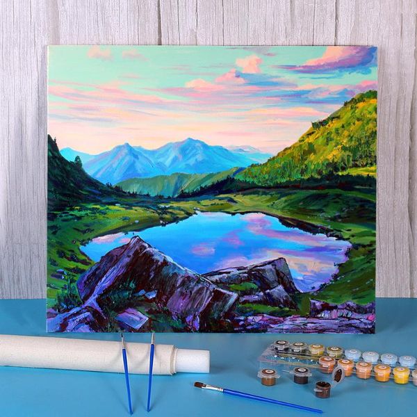 paintings landscape mountain lake diy paint by numbers complete kit acrylic paints 50*70 picture po home decor handiwork
paintings landscape mountain lake diy paint by numbers complete kit acrylic paints 50*70 picture po home decor handiwork