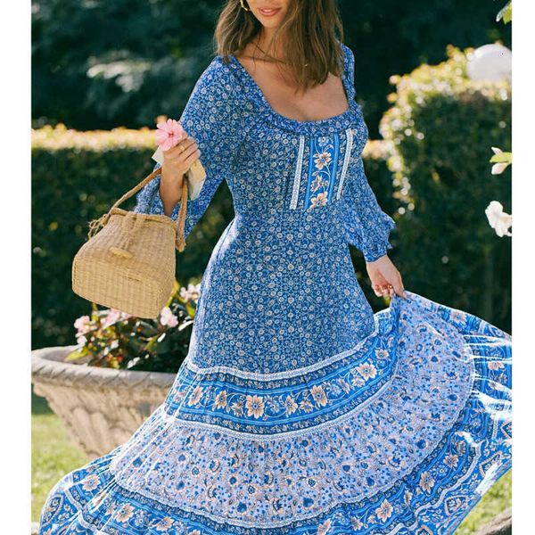 women's tanks & camis cotton rayon blue floral print dress women vintage neck maxi dresses casual beach long autumn vestidos 0cny, White
women's tanks & camis cotton rayon blue floral print dress women vintage neck maxi dresses casual beach long autumn vestidos 0cny, White